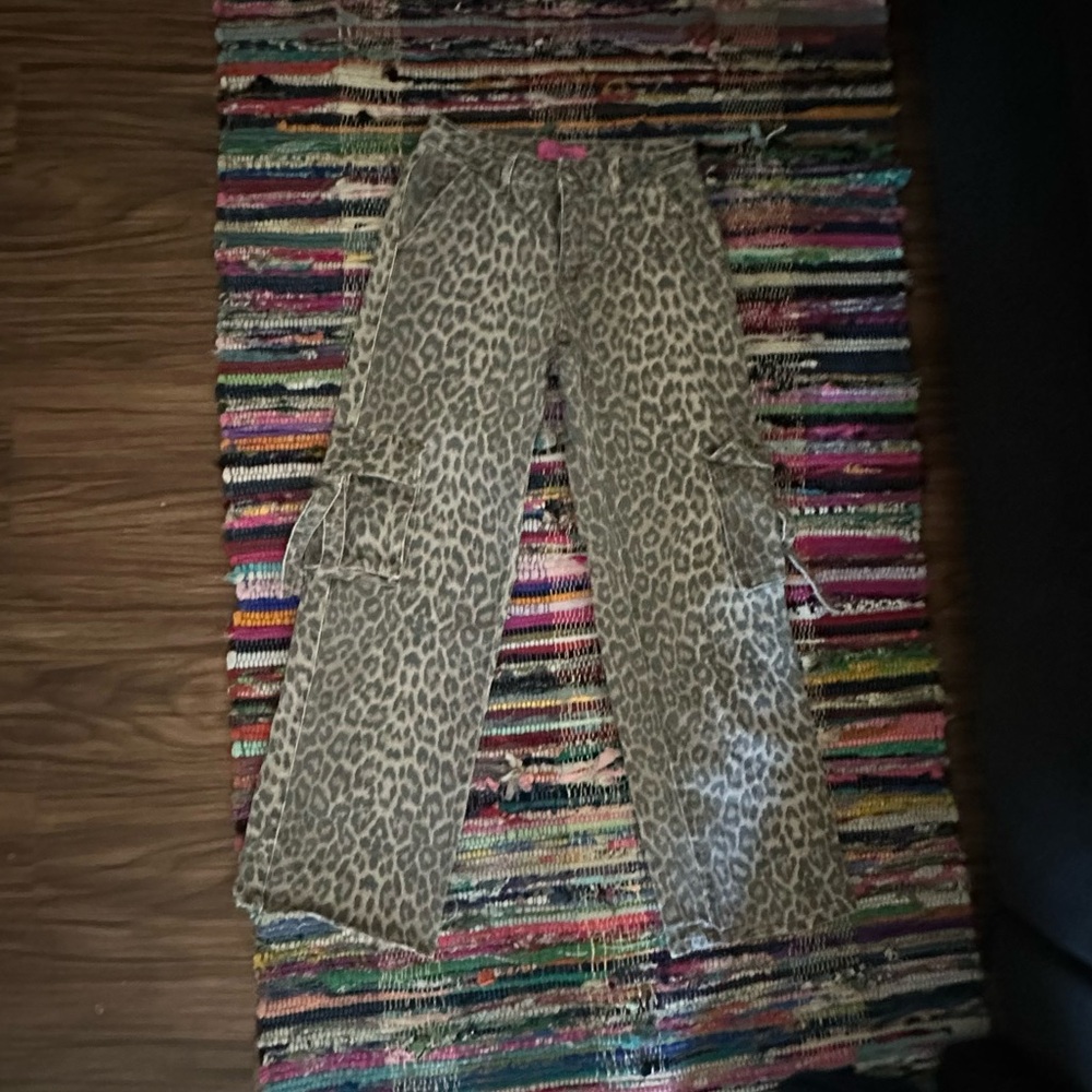 Cheetah Cargo Pants